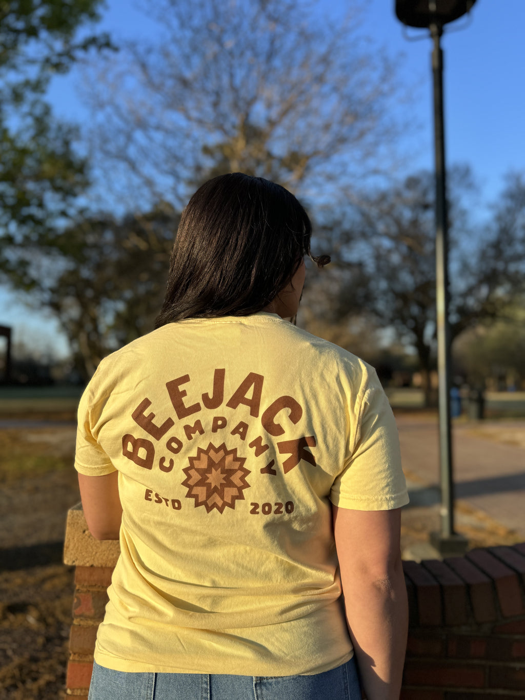 Pinecone Logo T-Shirt - Butter