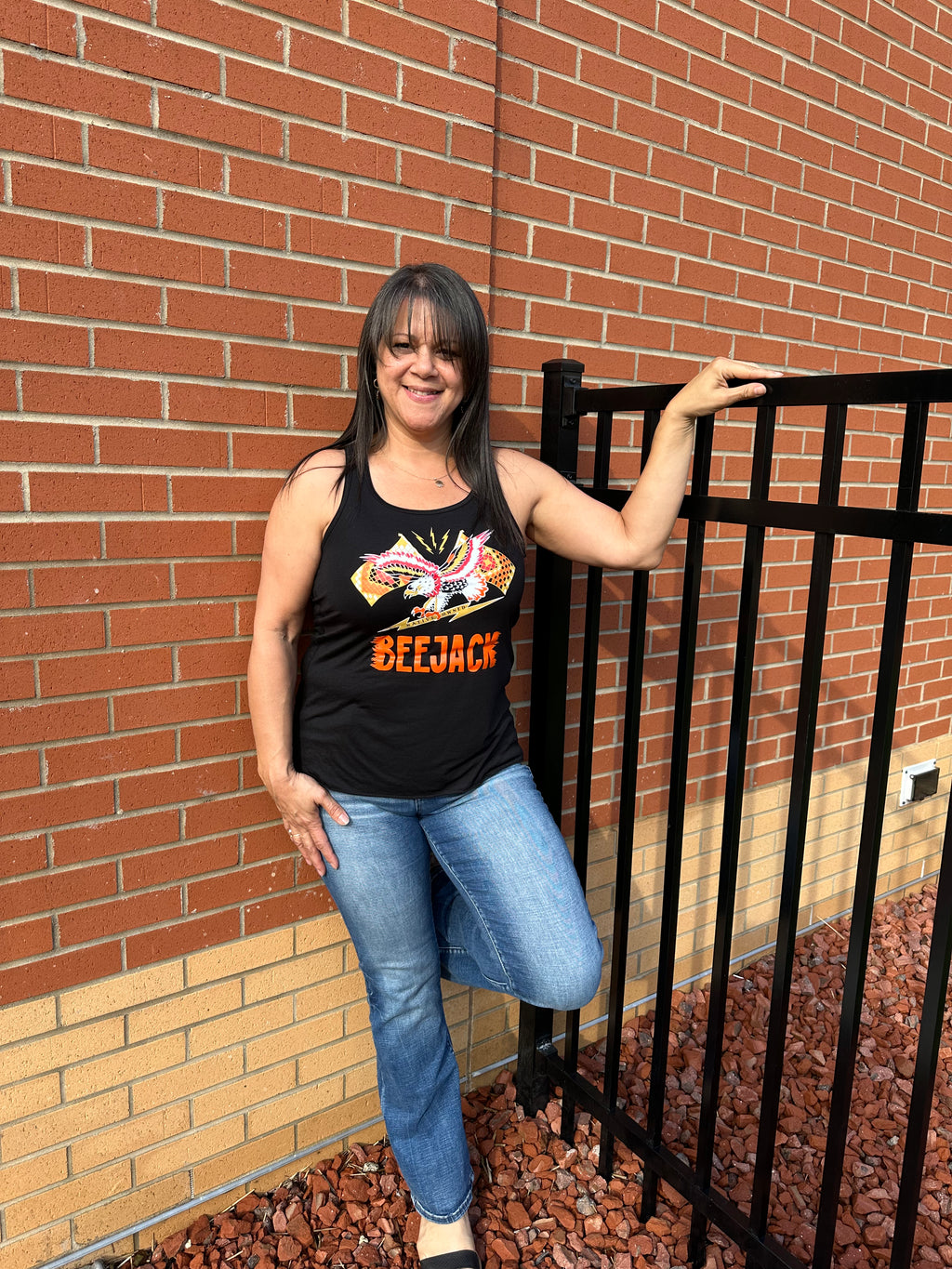 Eagle Tank Top - Black