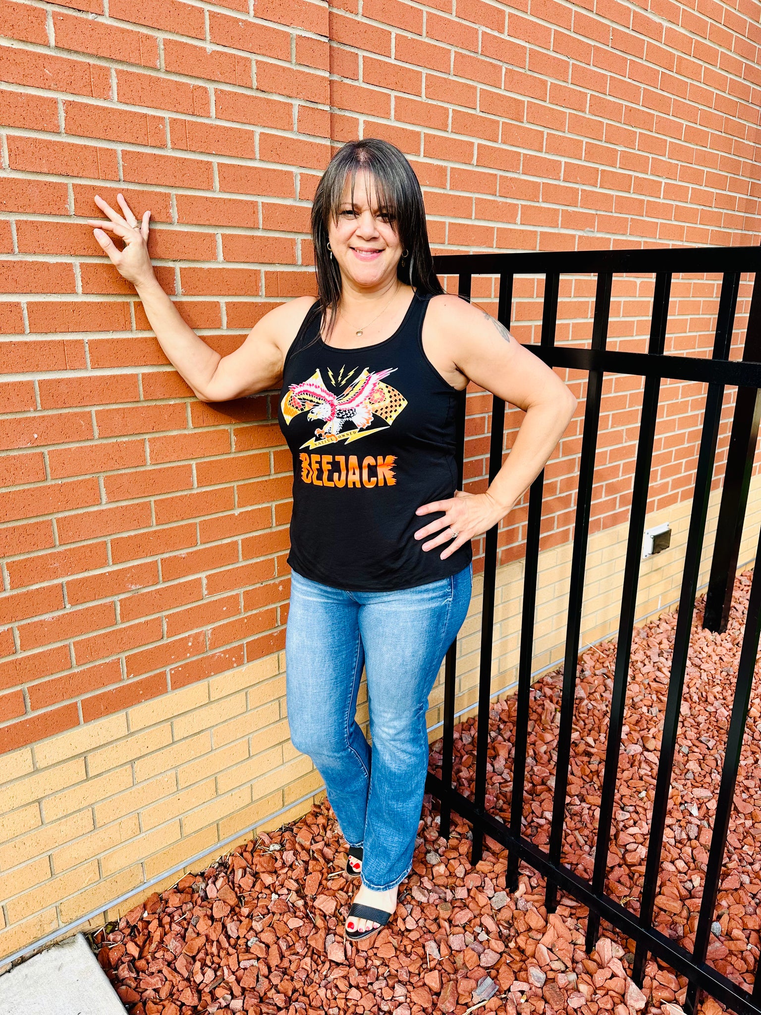 Eagle Tank Top - Black